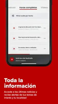 Caracol Radio android App screenshot 1